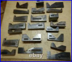 Pile Of Older Machinist Angle Blocks And Plates Jig Fixture Setup Tooling R521