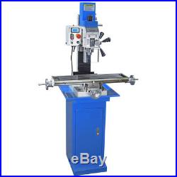 Pm-25mv Vertical Bench Top Milling Machine & Stand Varable Speed Free Shipping