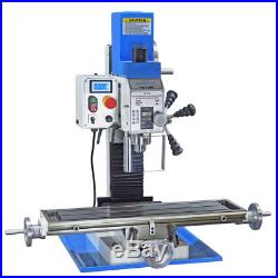 Pm-25mv Vertical Bench Top Milling Machine & Stand Varable Speed Free Shipping