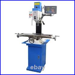Pm-30mv Bench Top Vertical Milling Machine With 3 Ax Dro And Stand! Free Ship