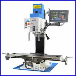Pm-30mv Vertical Bench Type Milling Machine Variable Speed 3-axis Dro Ships Free