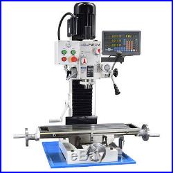 Pm-727-v Vertical Bench Top Milling Machine, Variable Speed 3 Axis Dro Installed