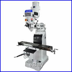 Pm-949tv Vertical Knee MILL Milling Machine 100% Taiwan Made 1ph Free Shipping