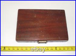 Pratt & Whitney Morse Jig Borer End Mill Reamer Set in Wood Case (Missing 1 Bit)