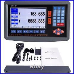 Precision 1? M Linear Scale DRO 2/3 Axis Digital Readout Glass Encoder Lathe Mill