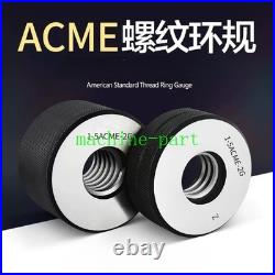 Precision ACME 2G Thread Ring Gauge 1/4 5/16 3/8 3/4 Standard Trapezoidal Thread