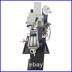Precision Milling Drilling Lathe Machine Tool 110V Metal Drill DIY Bench Lathe