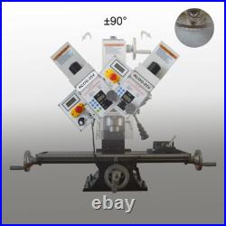 Precision Milling Drilling Lathe Machine Tool 110V Metal Drill DIY Bench Lathe
