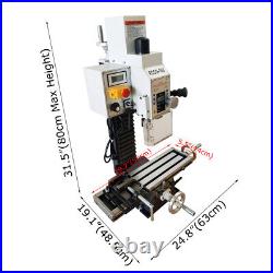 Precision Milling and Drilling Machine Lathe Metal Woodworking Equipment