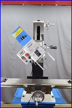 Precision Pm-30mv Bench Top Vertical Milling Machine With Stand! Free Ship