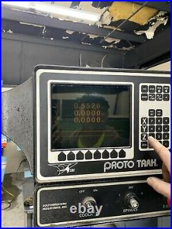 Proto Trak DPM CNC Bed Mill 10 x 50 table MX3 Control
