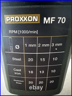 Proxxon MF 70 Manual Micro Milling Machine 115V Electric Great Condition Proxxon MF 70 Manual Micro Milling Machine 115V Electric Great Condition
