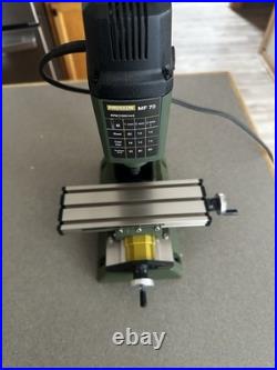 Proxxon MF 70 Manual Micro Milling Machine 115V Electric Great Condition Proxxon MF 70 Manual Micro Milling Machine 115V Electric Great Condition