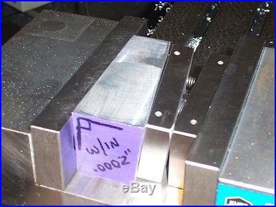 QUADRALLEL- New Mill Tool for Machinist, Bridgeport, CNC Vise Vice Jaw Insert bn