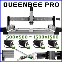 QueenBee PRO CNC Router Machine 4 Axis Mechanical Kit Lead Screw CNC Engraver