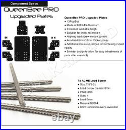 QueenBee PRO CNC Router Machine 4 Axis Mechanical Kit with Tingle Tension System QueenBee PRO CNC Router Machine 4 Axis Mechanical Kit with Tingle Tension System