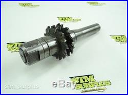 R8 STUB MILLING ARBOR 1 SHANK With MILLING CUTTERS & SPACERS BRIDGEPORT