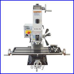 R8 Spindle Precision Mill/Drill Bench Top Mill and Drilling Machine 110V 1100W