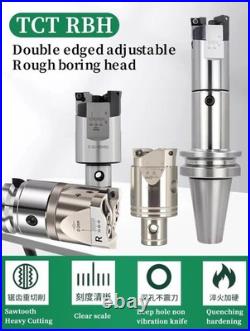 RBH TCT Adjustable Double-Edged Boring Head 19-92mm Rough Machining Tool Lathe RBH TCT Adjustable Double-Edged Boring Head 19-92mm Rough Machining Tool Lathe