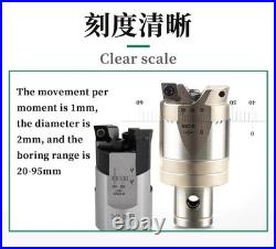 RBH TCT Adjustable Double-Edged Boring Head 19-92mm Rough Machining Tool Lathe RBH TCT Adjustable Double-Edged Boring Head 19-92mm Rough Machining Tool Lathe