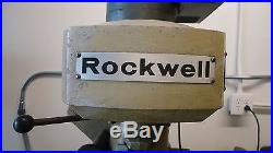 ROCKWELL MILLING MACHINE MODEL 21-120