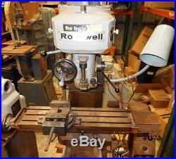 ROCKWELL Vertical Milling Machine with Additional Cutters RTAuctions