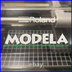 ROLAND MODELA MDX-15 Desktop CNC Mill & 3D Scanning probe Excellent+