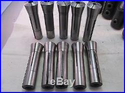 R 8 TOOLING FOR BRIDGEPORT COLLETS & ENDMILL HOLDERS FACE MILLS
