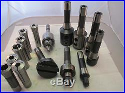 R 8 TOOLING FOR BRIDGEPORT COLLETS & ENDMILL HOLDERS FLYCUTTER