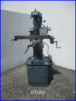 Rare! Clausing Model 8530 Vertical Milling Machine W / Gear Hobbing Attachment