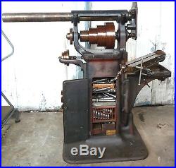 Rare Early Brown & Sharpe Horizontal Milling Machine Mill Tooling & Vert Head