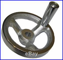 Rdgtools 125mm Machine Hand Wheel Cast Iron 12mm Bore 5mm Keyway