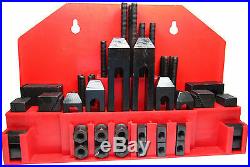 Rdgtools 52pc 10mm T-slot Clamping Kit With 8mm Stud Clamps Step Blocks T Nuts