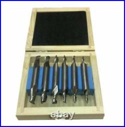 Rdgtools 6pc Hss Metric Double Ended End MILL Set 3.5mm 9.5mm Milling
