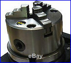 Rdgtools New 4 Hv Rotary Table With 100mm 4 3 Jaw Lathe Chuck Engineering