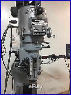 Reconditioned Bridgeport Milling Machine 2 HP (Must See!)