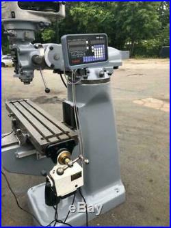 Refurbished Bridgeport Milling Machine 1HP With DRO 9x42 Table