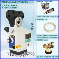 Reliable X-Axis Power Feed 110V No Batteries Required Reliable X-Axis Power Feed 110V No Batteries Required
