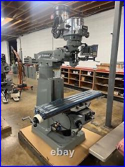 Remanufactured Bridgeport Milling Machine 3HP Head, 2 Axis DRO