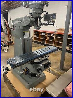 Remanufactured Bridgeport Milling Machine 3HP Head, 2 Axis DRO