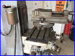 Rockwell 21-100 Vertical Milling Machine With Rare Vises Single Phase