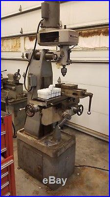 Rockwell 21-100 Vertical Milling Machine, mill vise, Collets, jacobs chuck