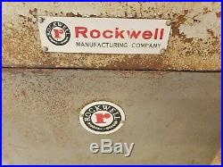 Rockwell Horizontal Milling Machine Mill Vise Tooling Gauges Precision Fab