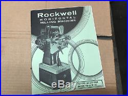 Rockwell Horizontal Milling Machine (price Reduced)