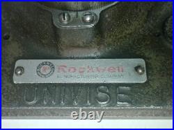 Rockwell Manufact. Univise Toolmaker Workholding Fixture 3 Axis Milling Grinding