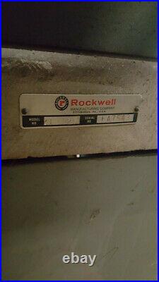 Rockwell Milling Machine Model 21-120 110V Single Phase Motor