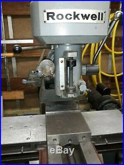 Rockwell Milling Machine With many dozens of bits and attachments NO RESERVE