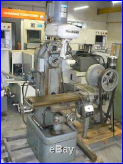 Rockwell Model 21-122 horizontal/vertical mill, milling machine, single phase
