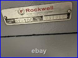 Rockwell Vertical Milling Machine 21-100