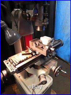 Rockwell Vertical Milling Machine WithVise, End Mills, Tap Head, Chuck & Collets115V